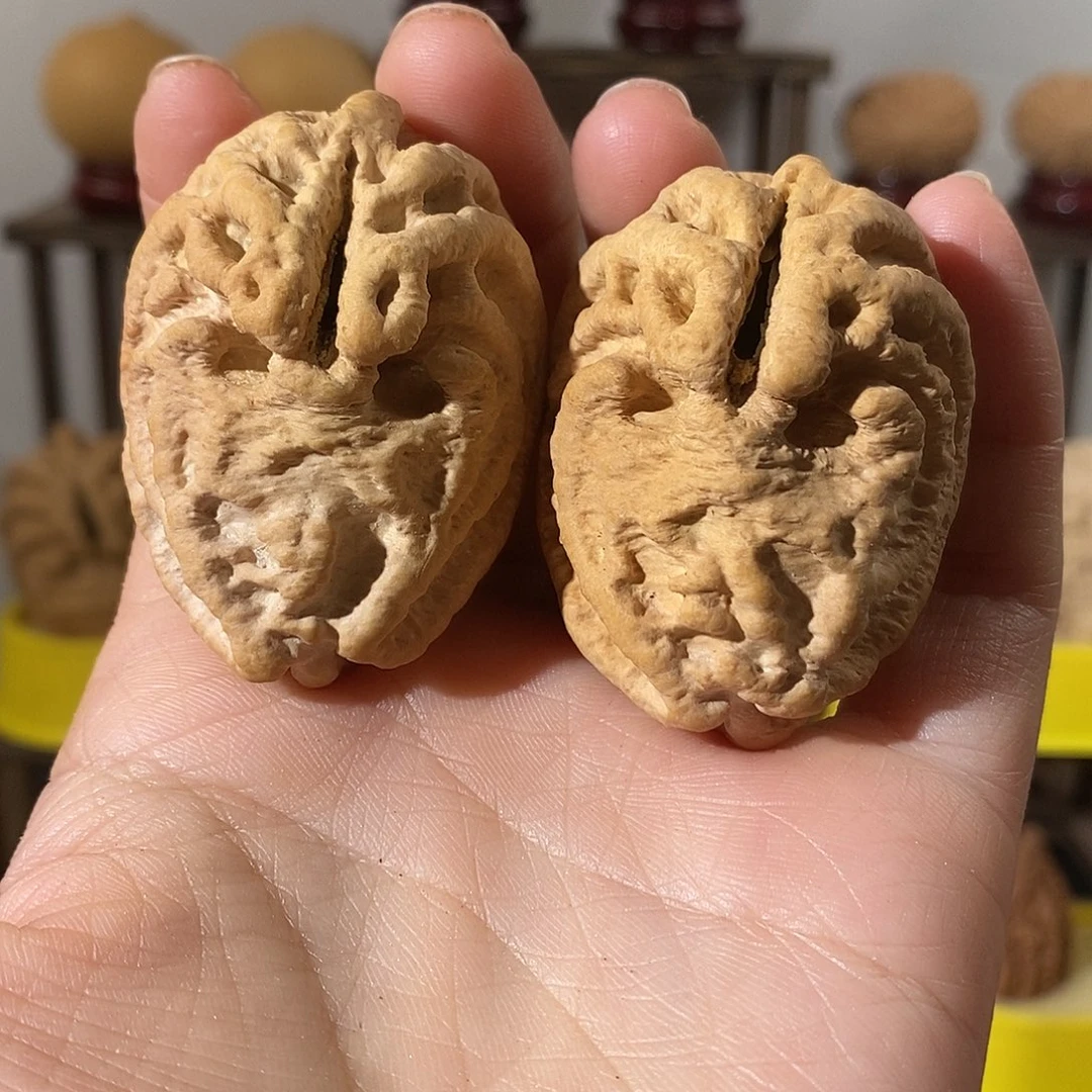 吊坠文玩核桃鬼脸练手3751