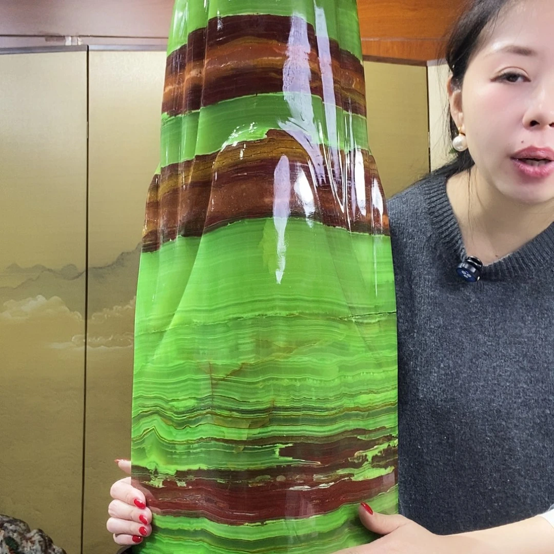 石材山水画作品摆件