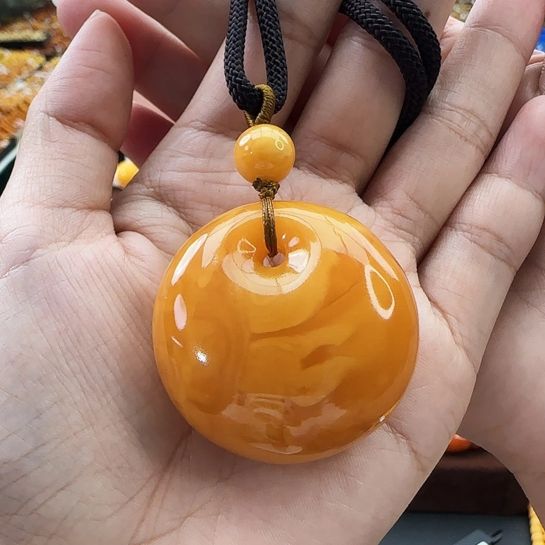未镶嵌琥珀手链吊坠