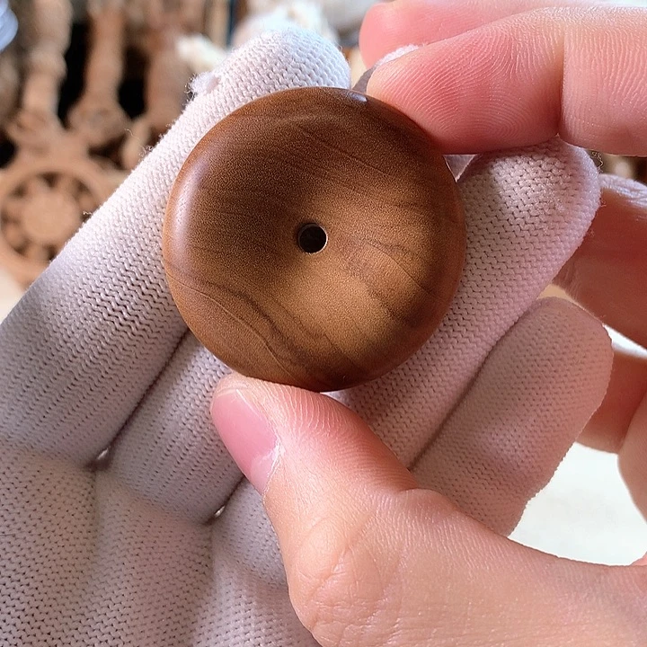 檀香木吊坠4.0✖️1.2微瑕平安扣福利款