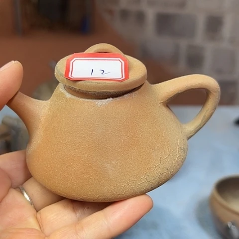 戬谷龙窑柴烧茶壶12