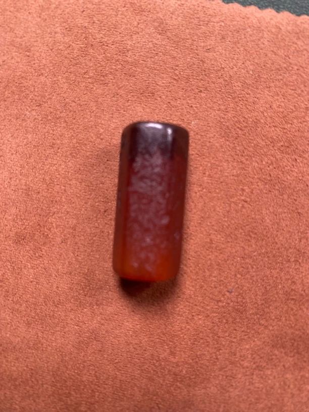 玛瑙管珠未镶嵌红色