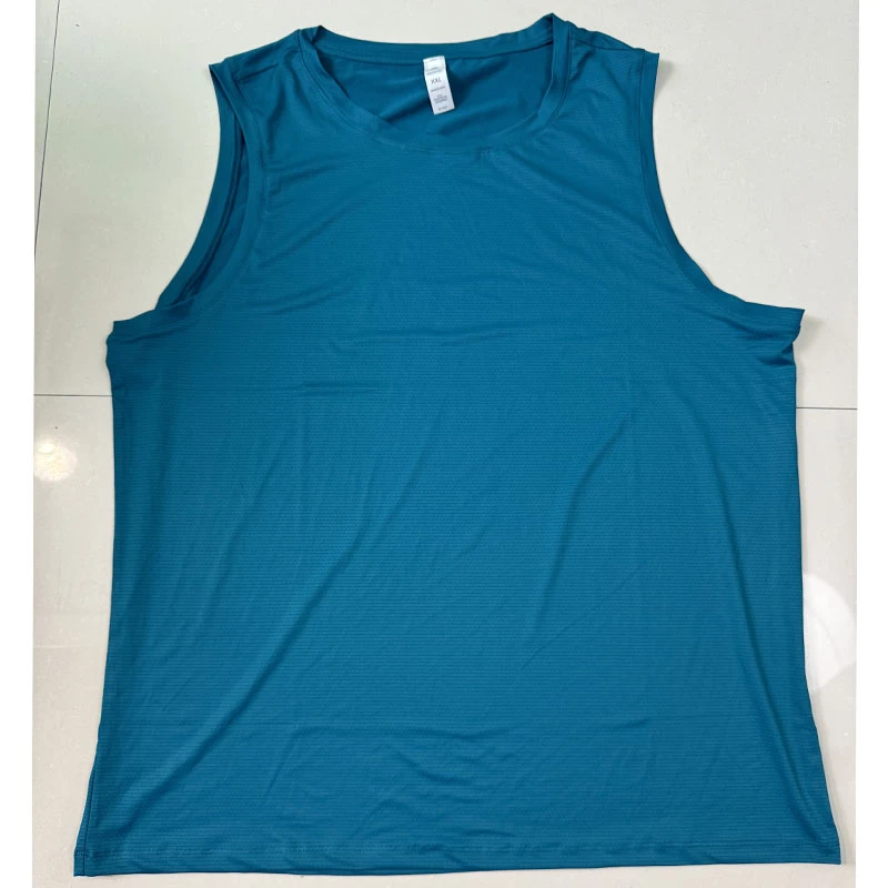 速干背心男士户外运动透气无袖套头圆领上衣