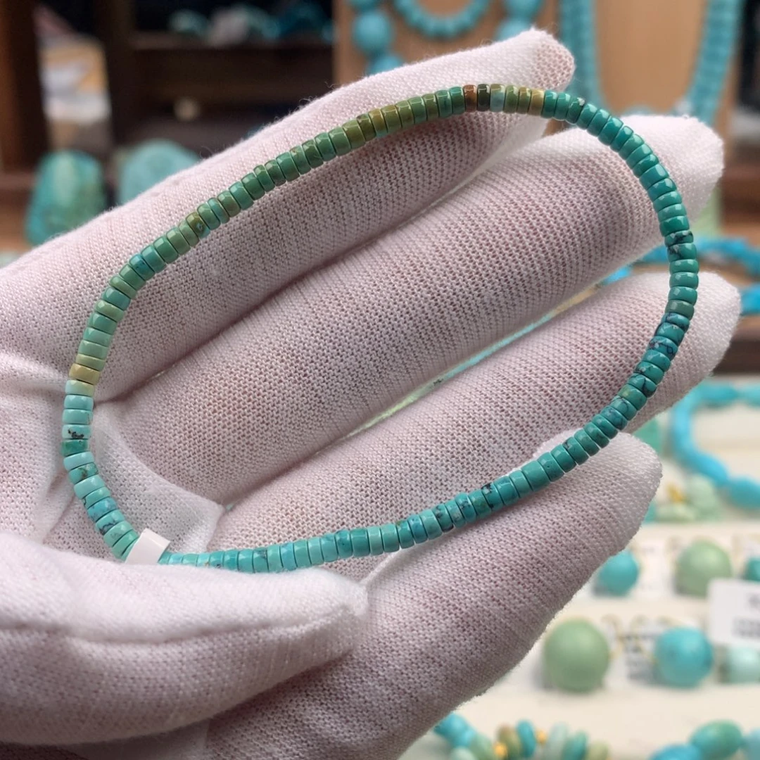 绿松石未镶嵌珠宝奇石3.1mm
