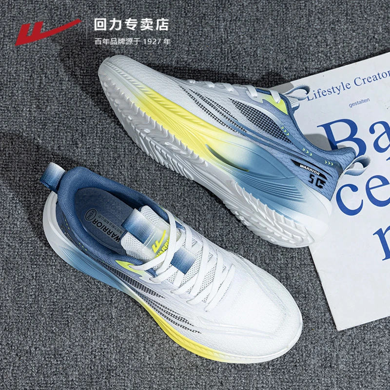 回力男鞋运动鞋子男款夏季新款透气网面轻便学生鞋厚底缓震跑步鞋
