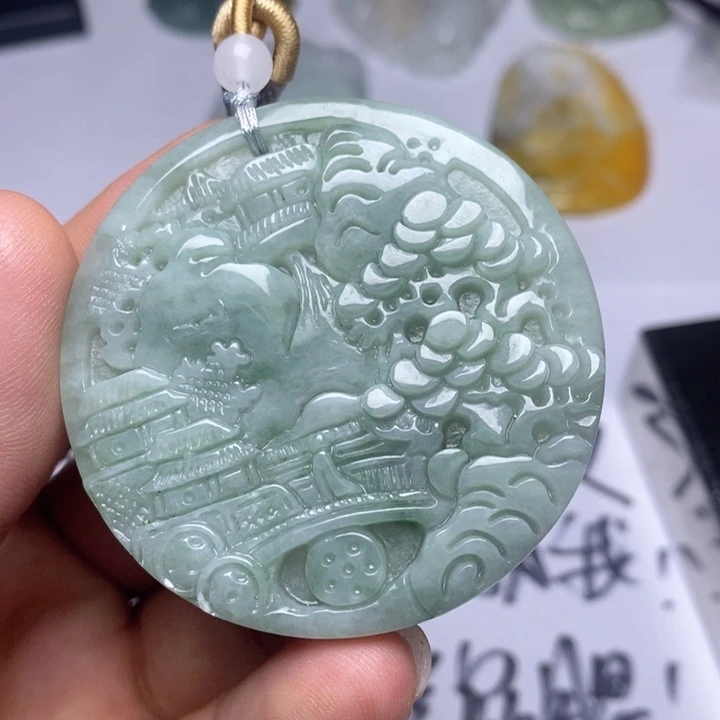 颈饰未镶嵌翡翠翡翠