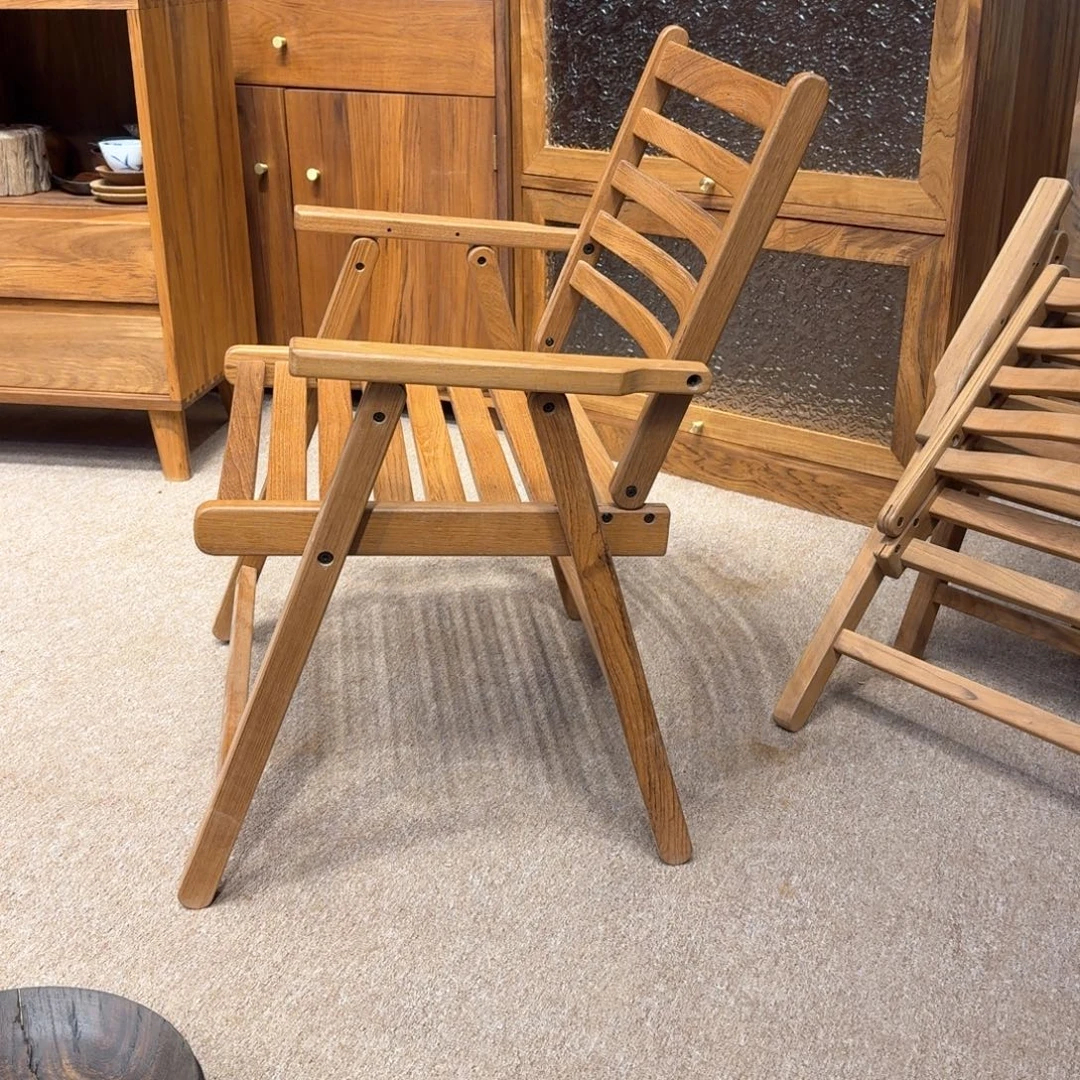 ****、其它金属缅甸柚木折叠椅