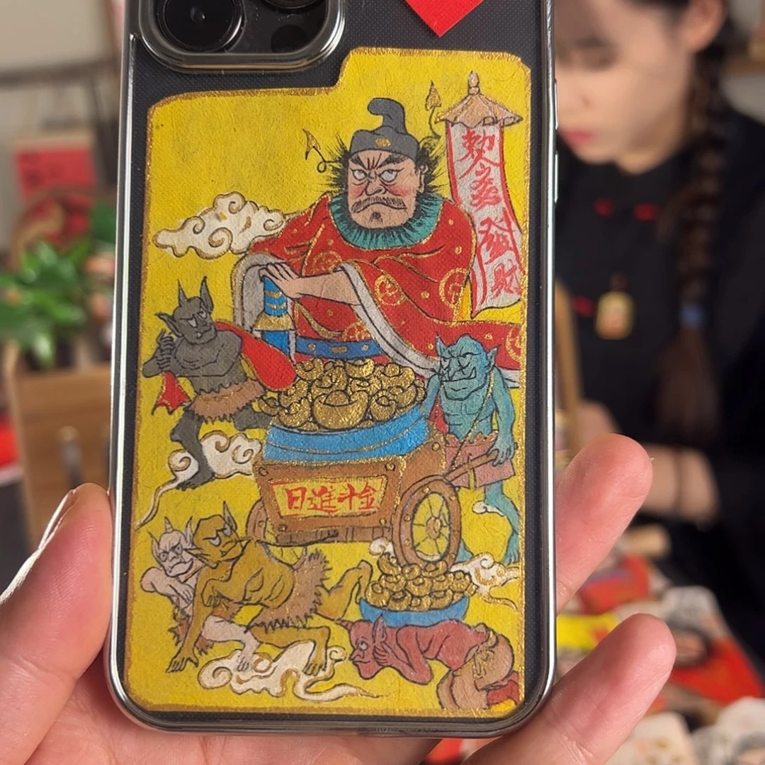 L****纯手绘钟馗文创画