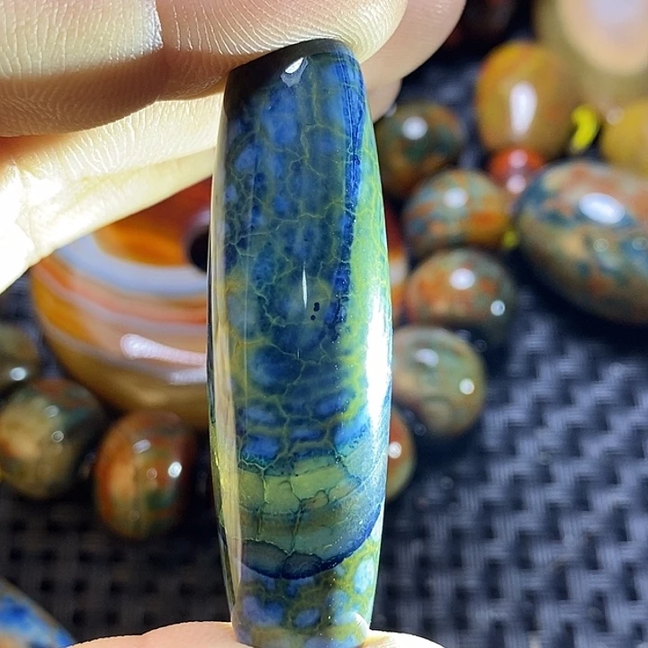 聆***月玛瑙/玉髓颈饰未镶嵌