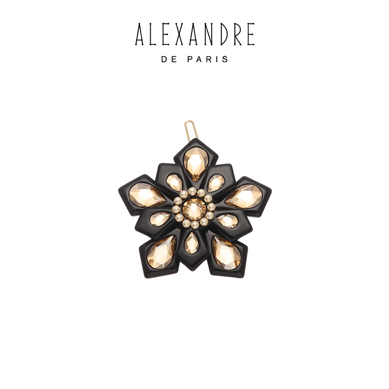 ALEXANDRE DE PARIS巴黎亚历山大浮光边夹发饰头饰