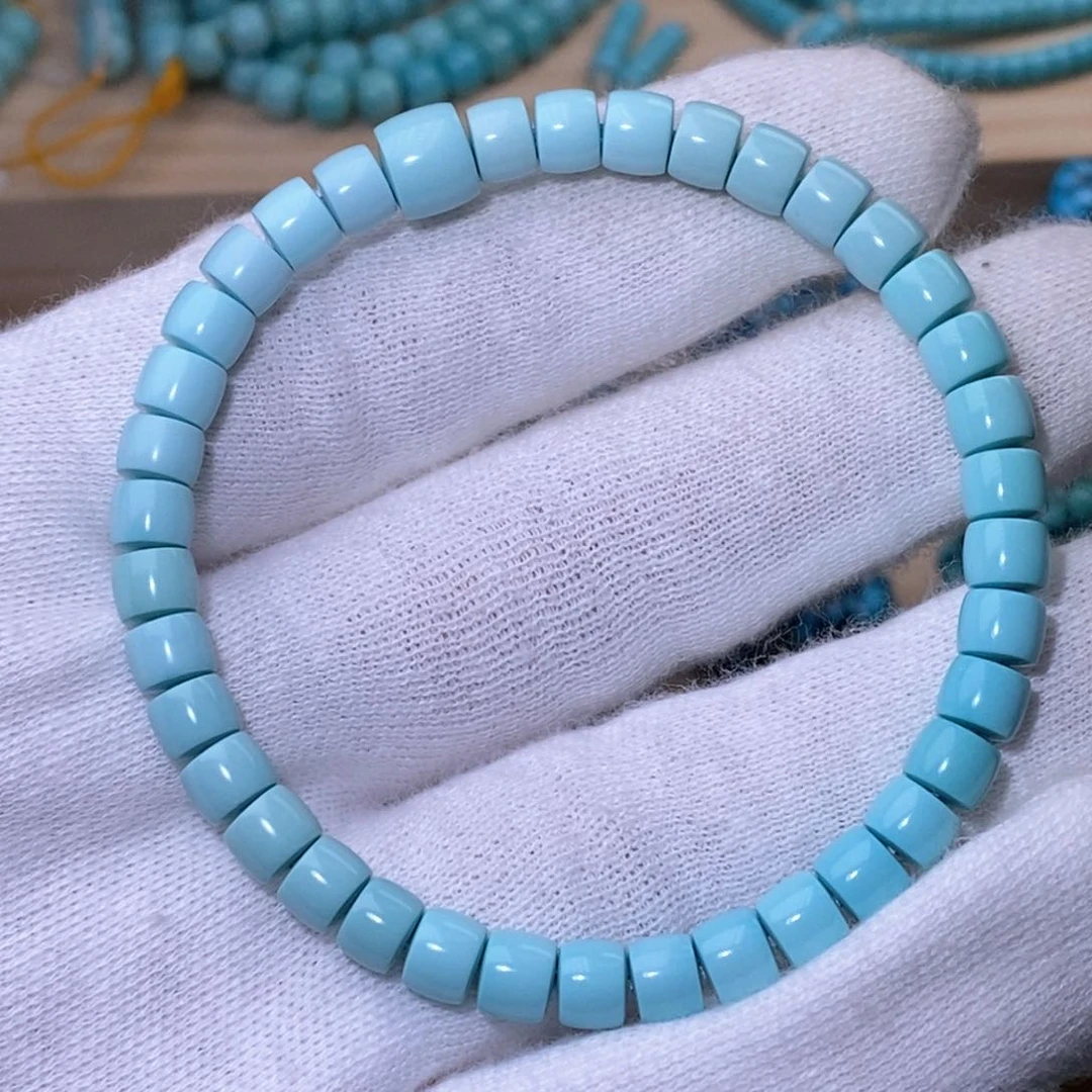 未镶嵌绿松石珠宝奇石5.8mm