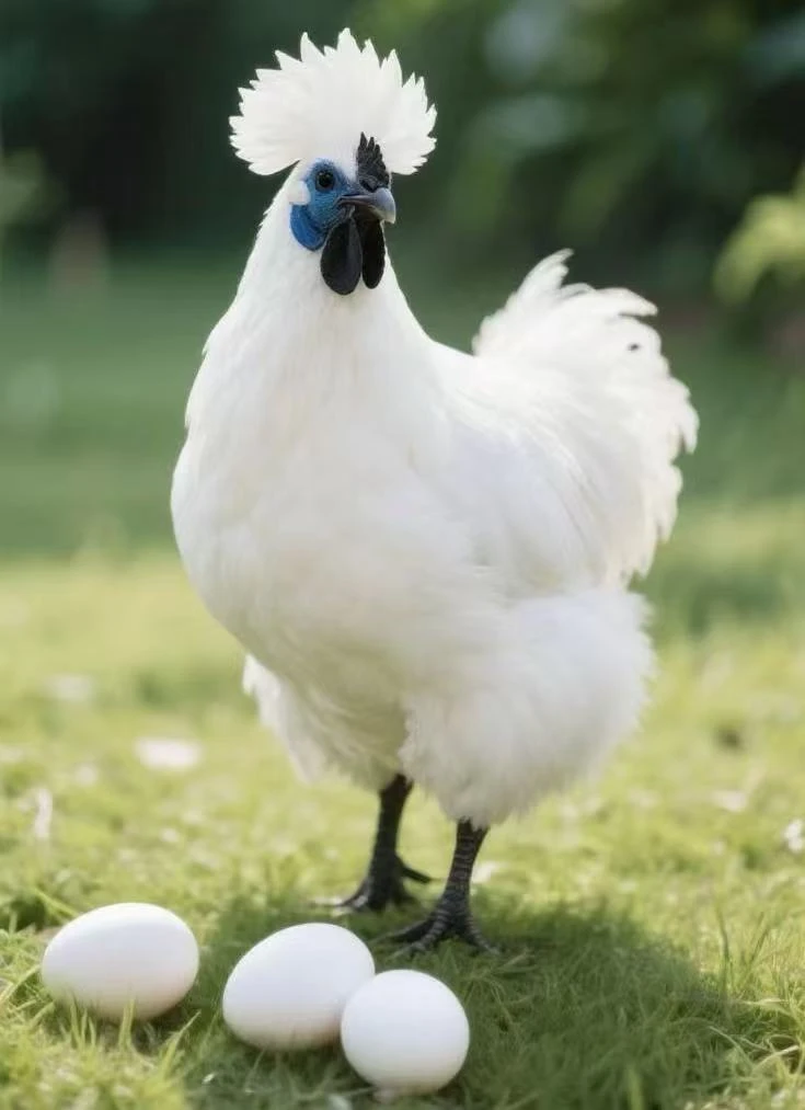 现捡散养白凤乌鸡蛋新鲜美味谷物喂养营养适合老人小孩