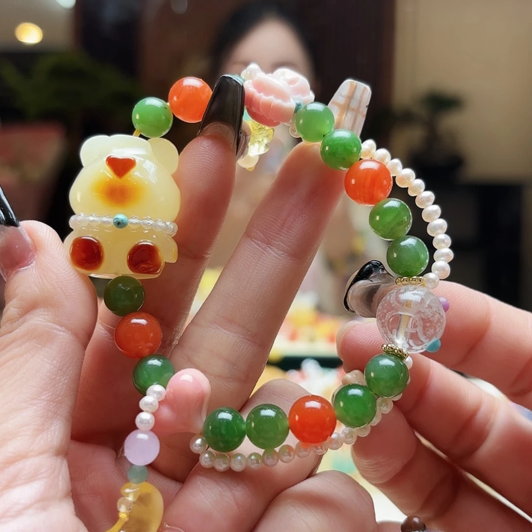 琥珀手链未镶嵌琥珀