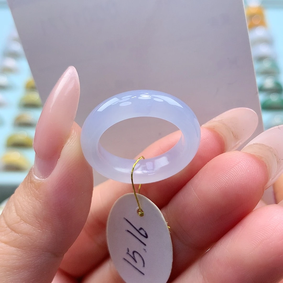 未镶嵌戒指翡翠1516圈