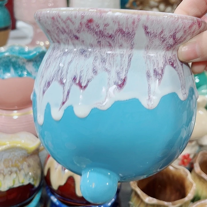 多肉陶瓷花盆满10元包邮