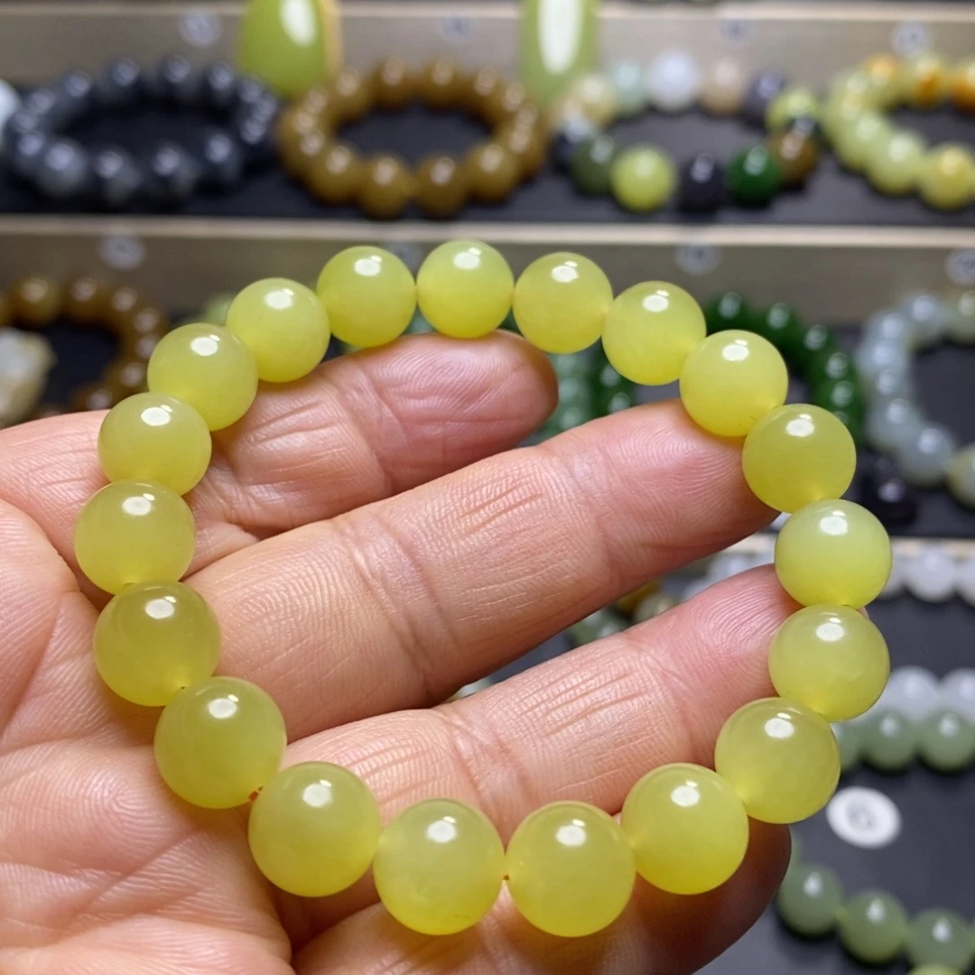 和田玉手串未镶嵌