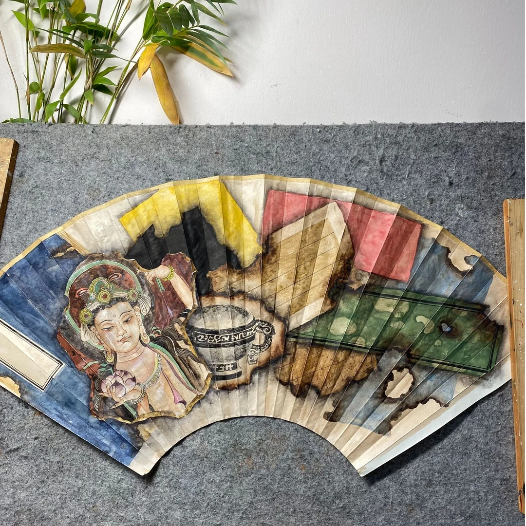 敦煌残片八破图1号95寸16方