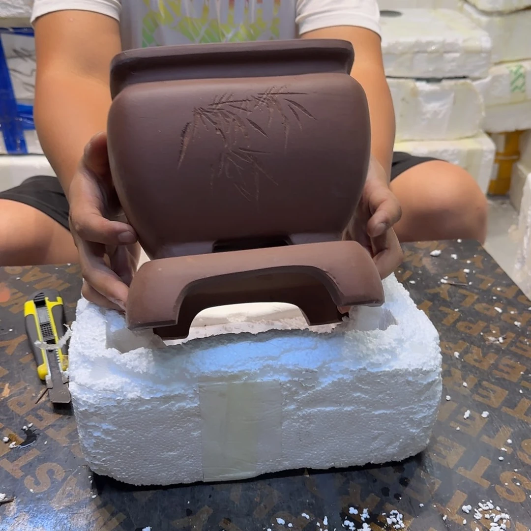 紫砂花盆口径20.20口径