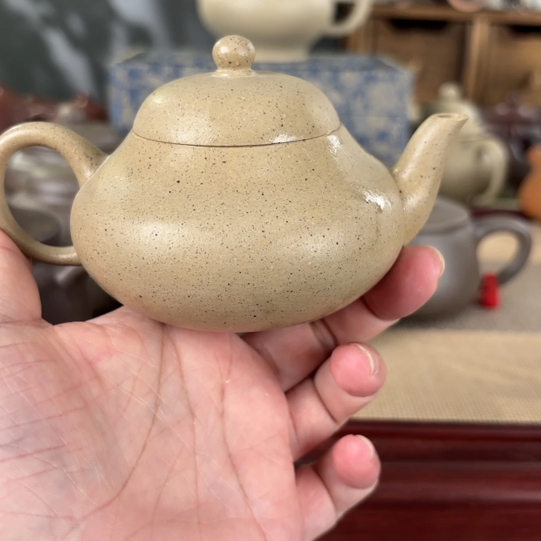潘***子茶壶紫砂本绿矮梨160