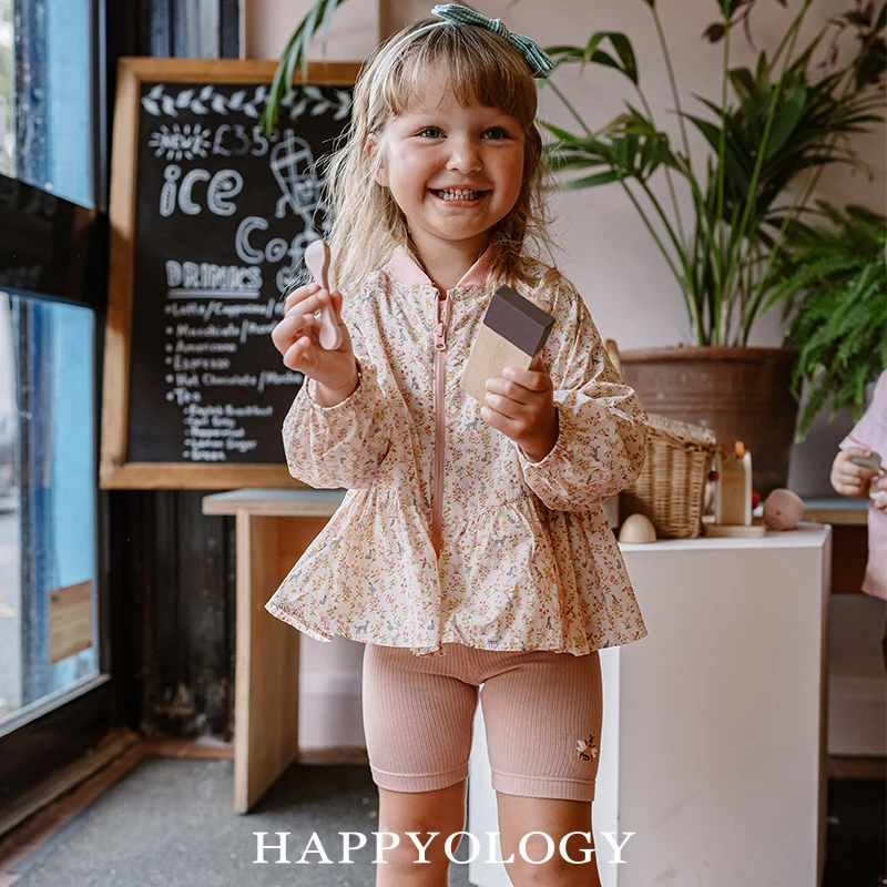 Happyology儿童轻薄春夏季新品童装外套户外海边上衣女童外套z