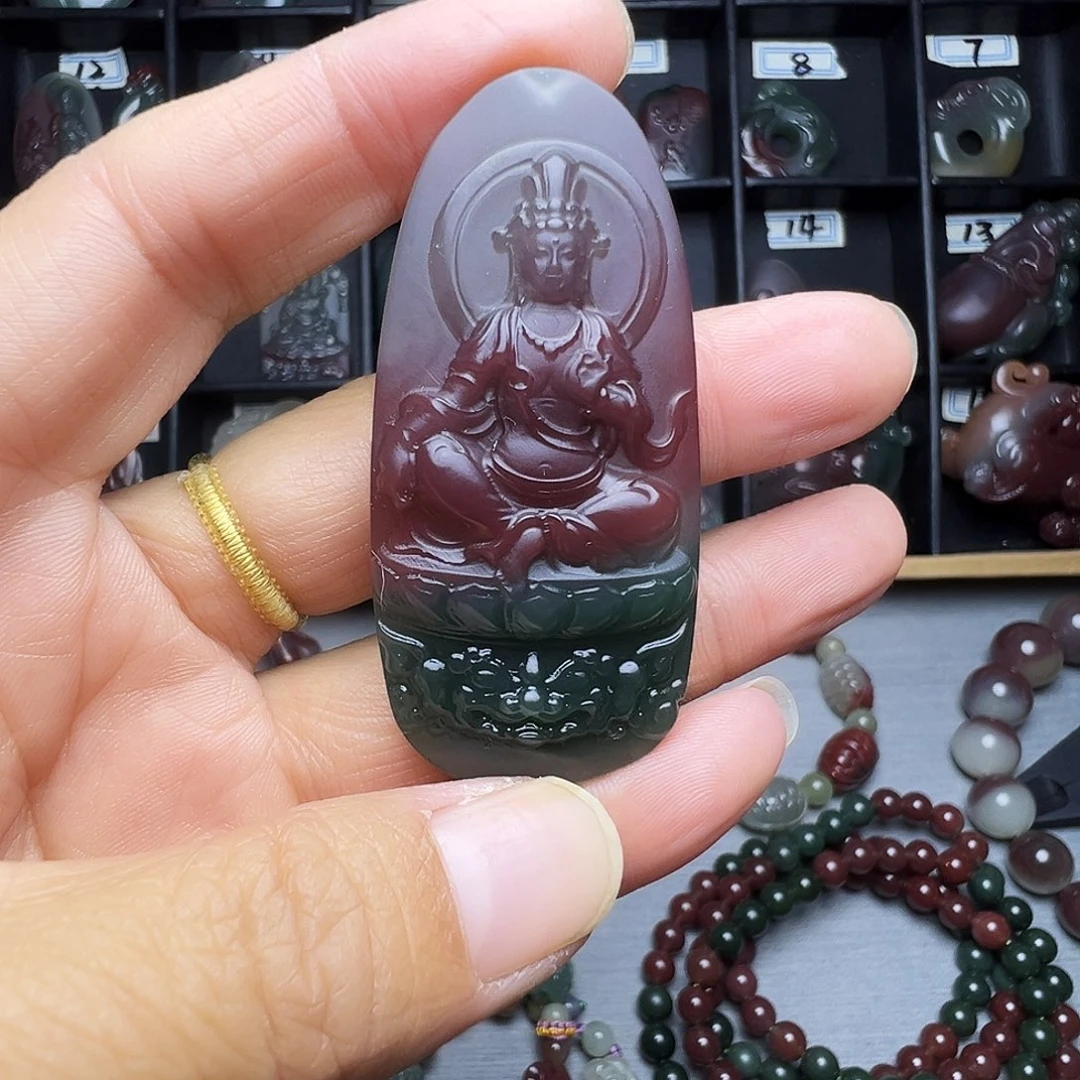 铁合金秦紫玉挂件