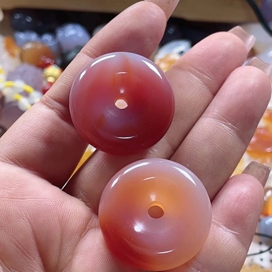 玛瑙/玉髓吊坠(赠链)未镶嵌家****洗