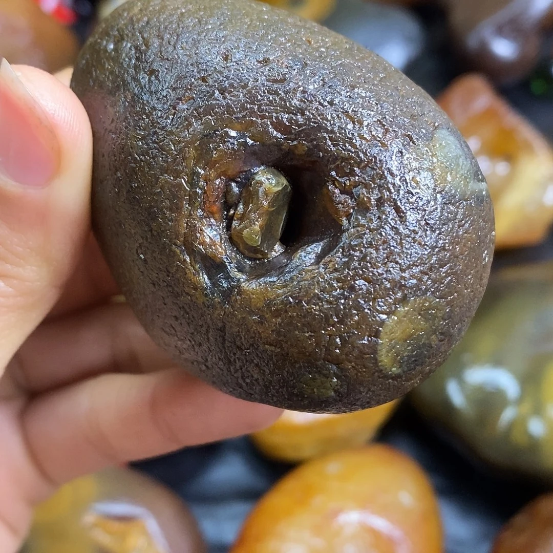 玛瑙/玉髓未镶嵌手把件