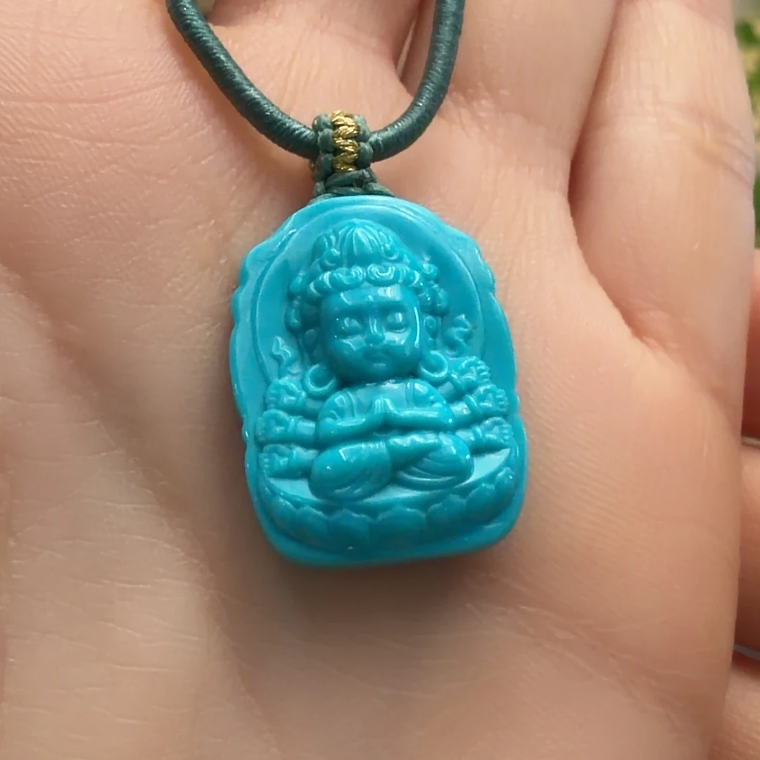 绿松石未镶嵌颈饰