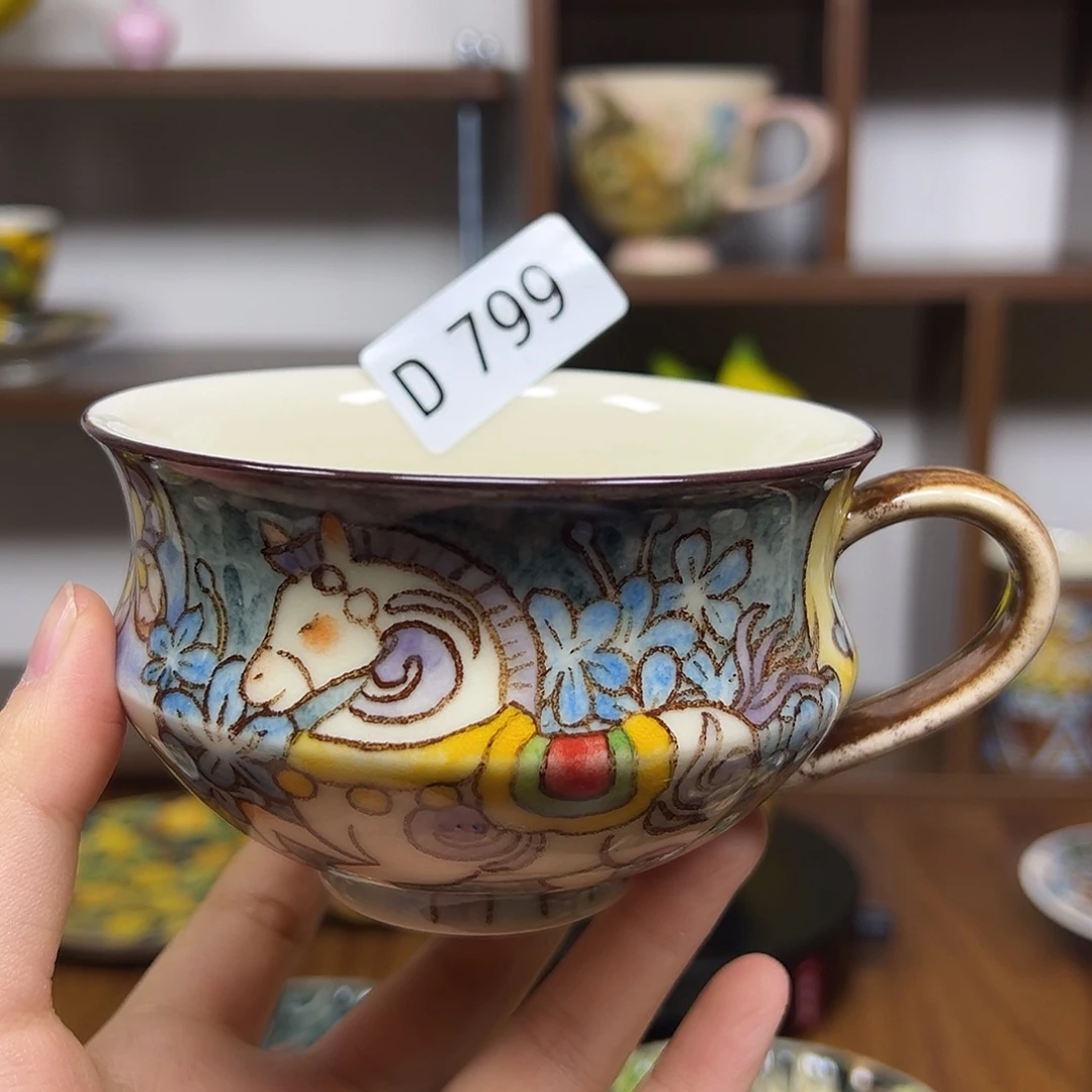 瓷原创手绘高温釉下彩