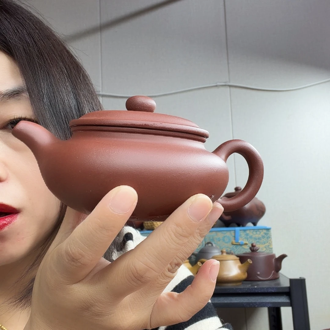 扁腹壶220cc紫泥壶