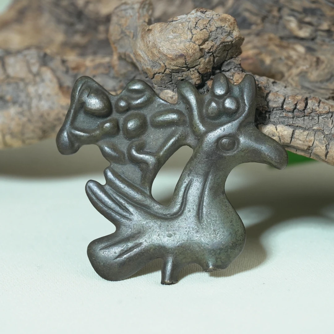 十九世纪铜雪鹰【古珠精选】AABS250222013