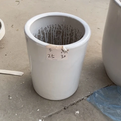 低腰白圆柱中 口25/30