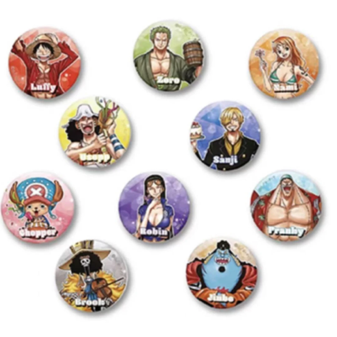 【代拆】海贼王 10周年吧唧徽章