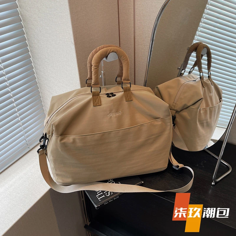 柒玖可扩容旅行包大容量短途登机包出差手提便携行李包运动健身包