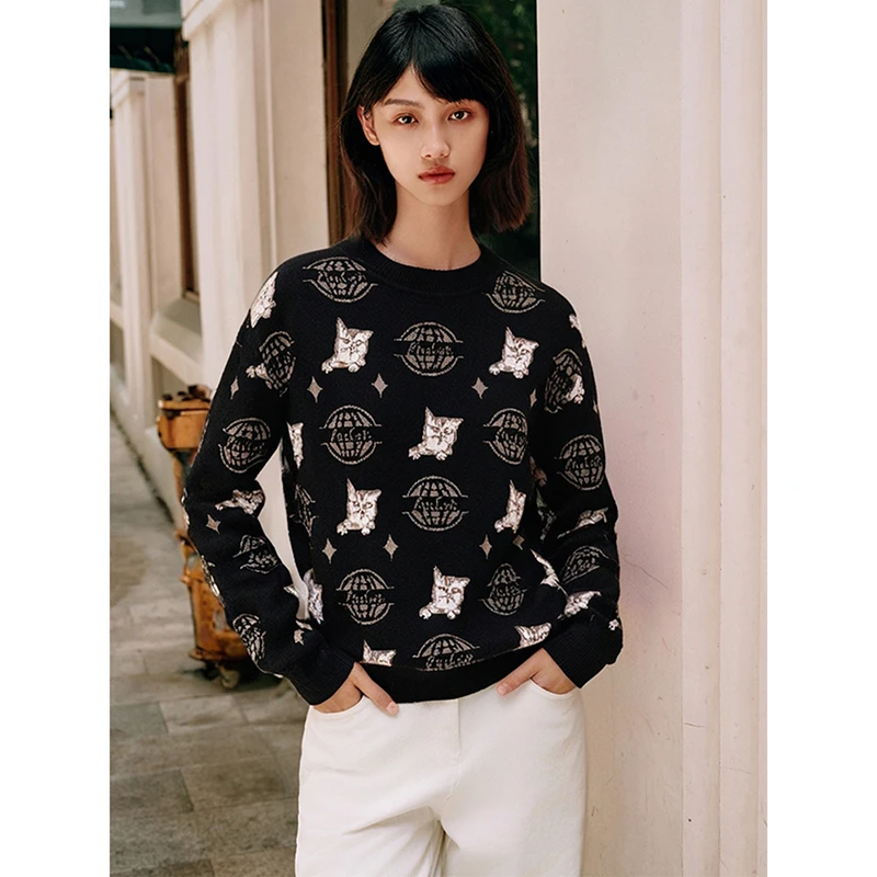 40912【贝系列】毛衣圆领针织衫037M01866