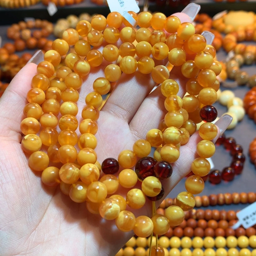【闪购商品】未镶嵌琥珀手链蜜蜡