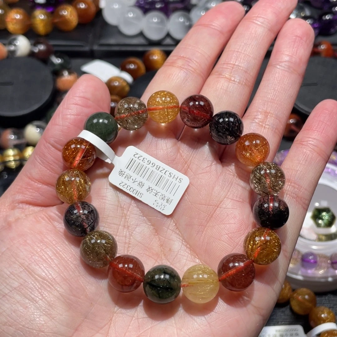 未镶嵌水晶手链彩发了11