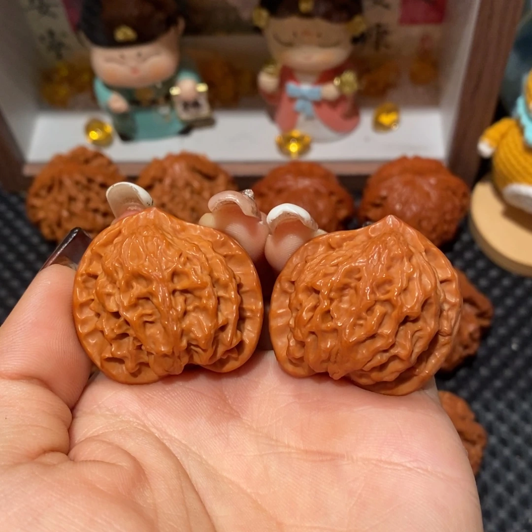 桃核吊坠35.6盘山鸳鸯，1150