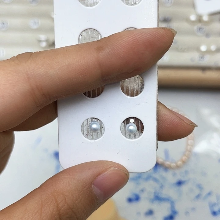 淡水珍珠耳饰银S925镶嵌那****…