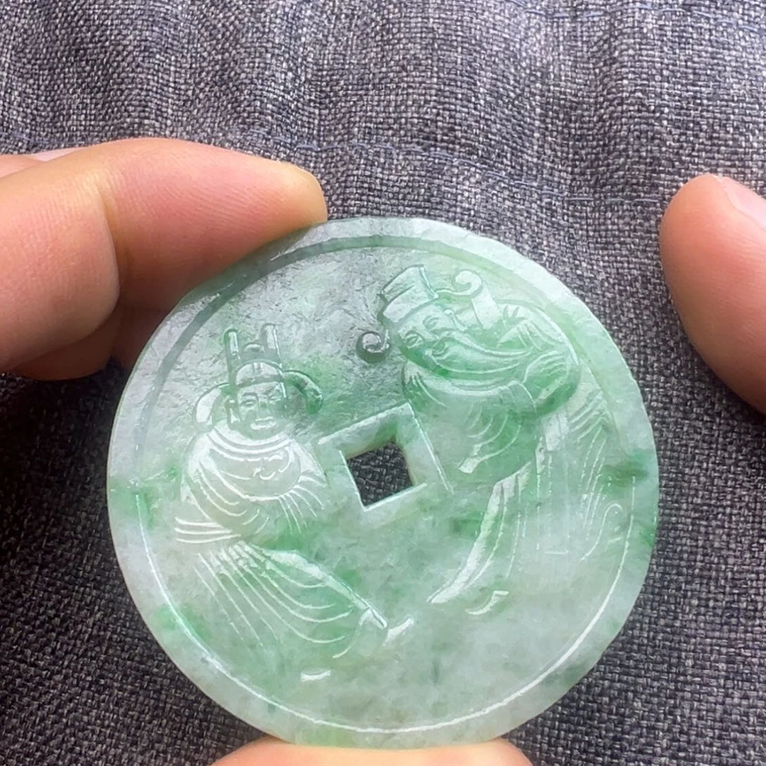 思***后翡翠未镶嵌颈饰666777