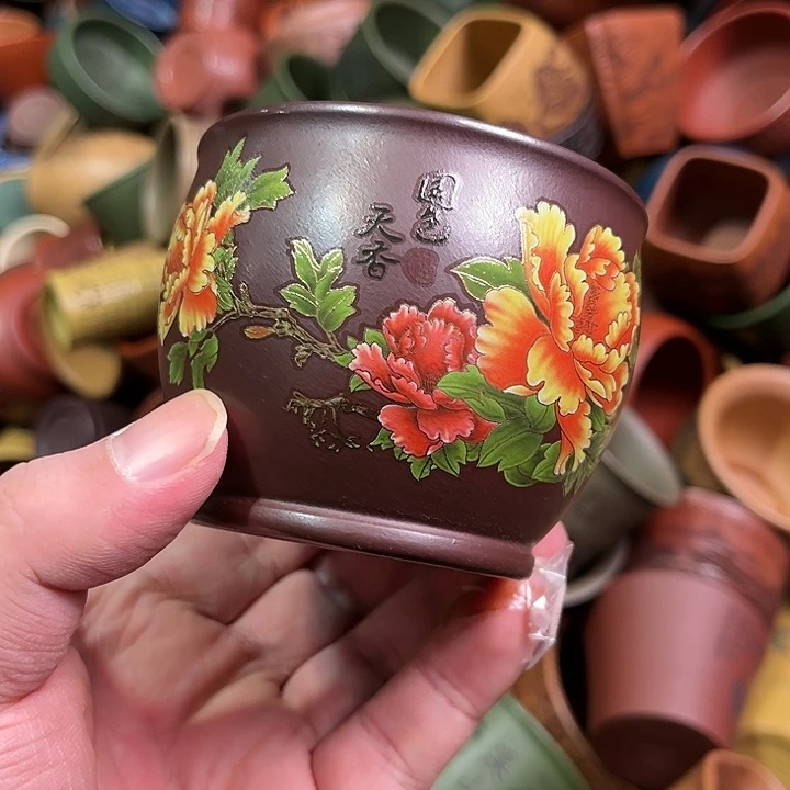 紫砂茶杯全手工紫砂主人杯