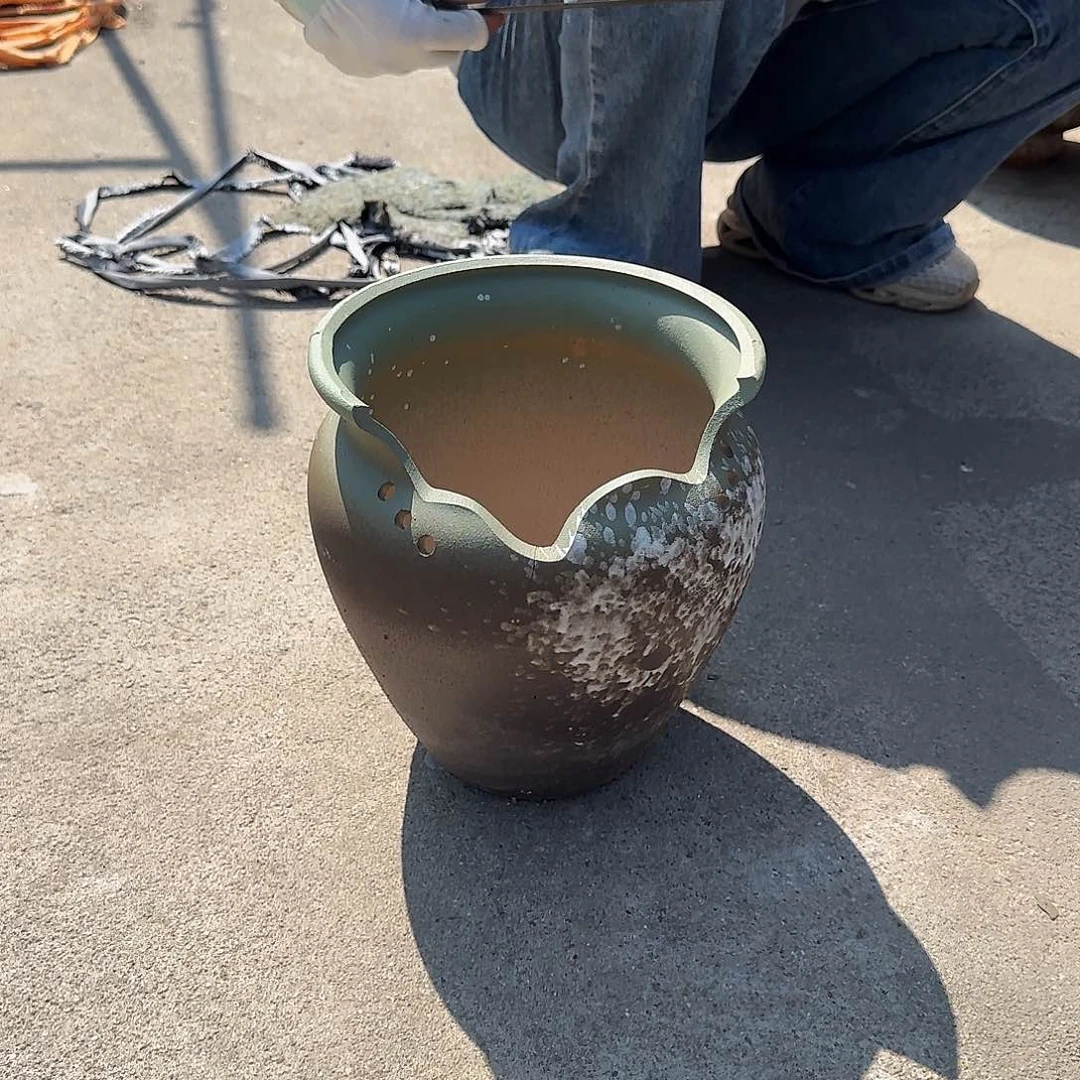 紫砂花盆王嫂花盆0717-138高24口20