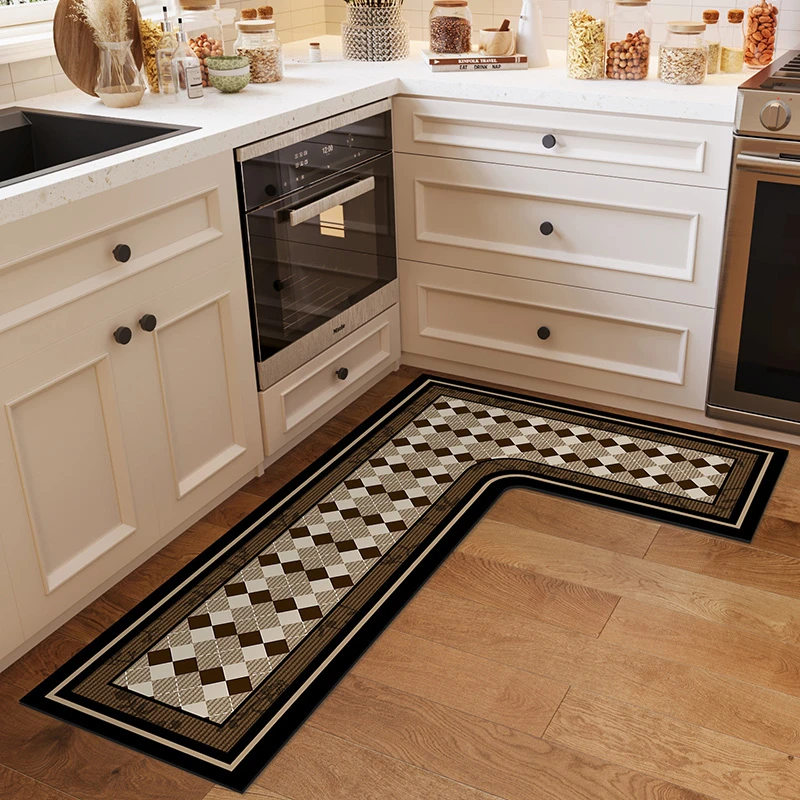 【三防免洗硅藻泥】L型厨房入户垫家用进门防滑耐磨防污脚垫玄关