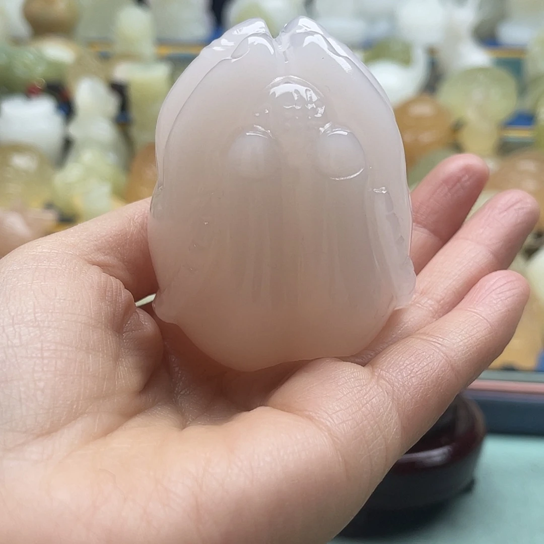 玉天然桌面小摆件