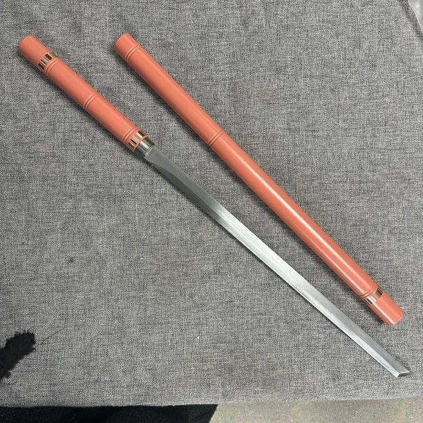 983 龙泉昊天宝剑一体刀剑锰钢棍刀可反接猛男粉刀具防身未开刃