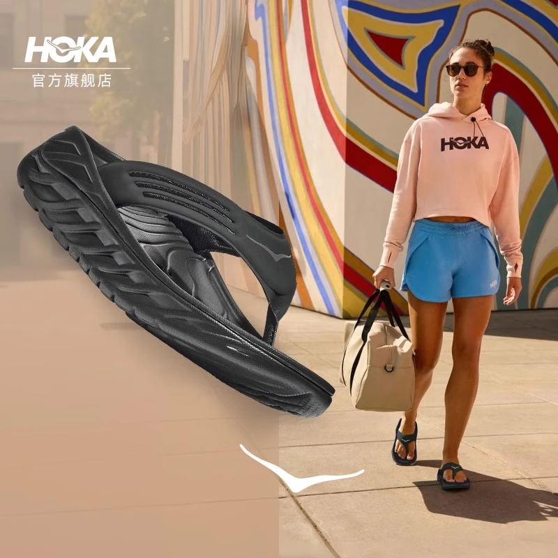 [舒缓]HOKA ONE ONE 奥拉减震放松夹脚拖鞋男女ORA RECOVERY FLIP