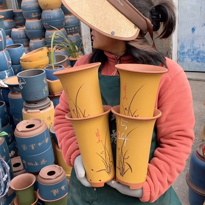 紫砂花盆紫砂花盆