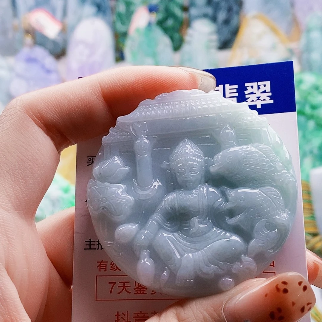 吊坠(不含链)未镶嵌翡翠