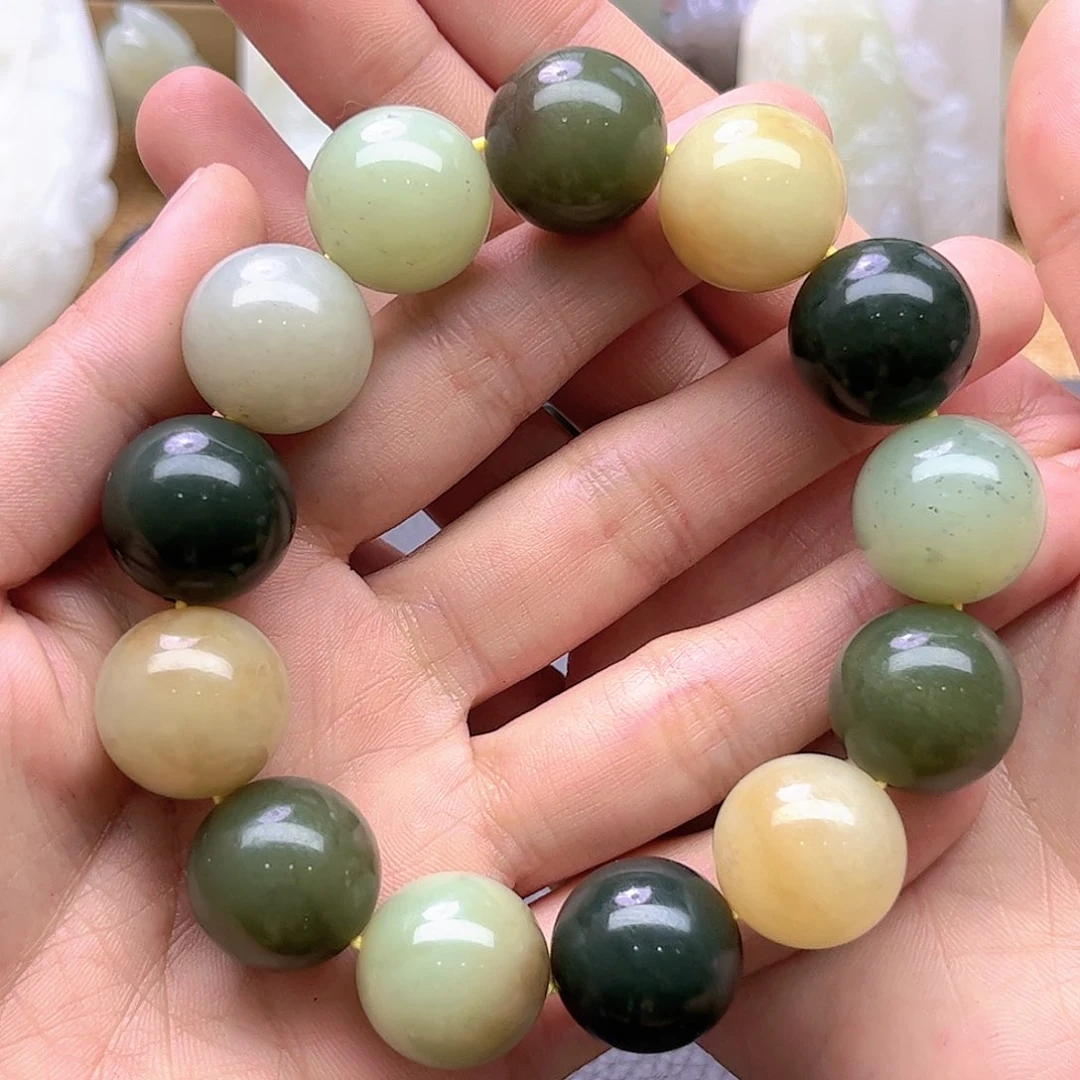 手链未镶嵌和田玉粗*γ