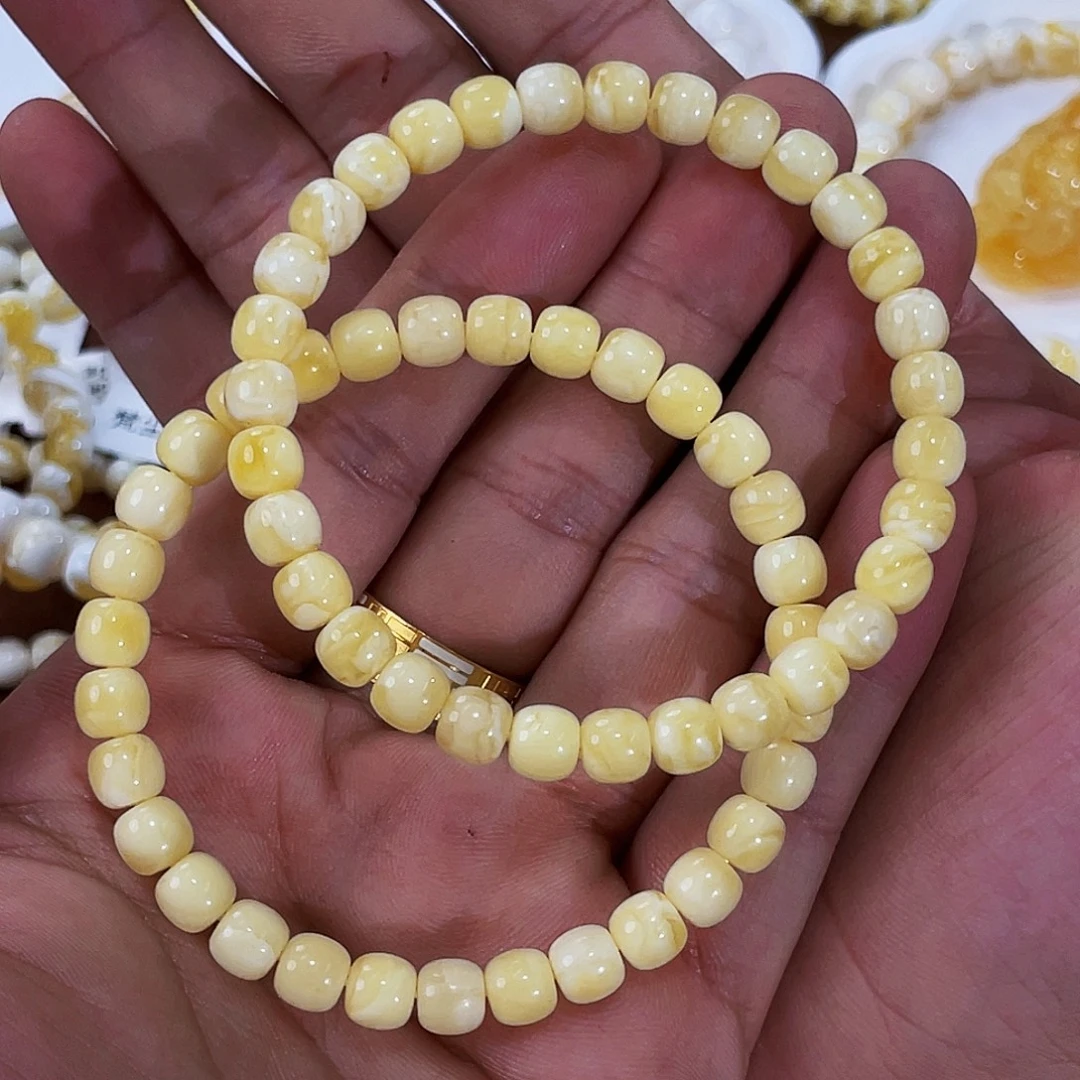 琥珀未镶嵌手链多样性发其一